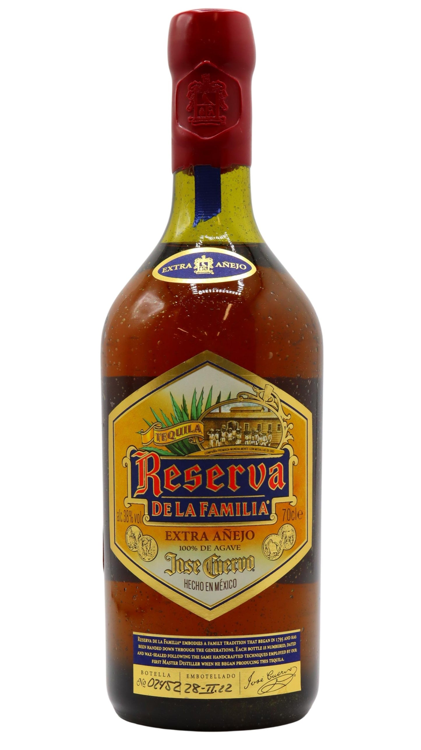 Jose Cuervo - Reserva De La Familia - Gonzalo Lebrija 2020 Edition Anejo Tequila 70cl 38% ABV (Unboxed)