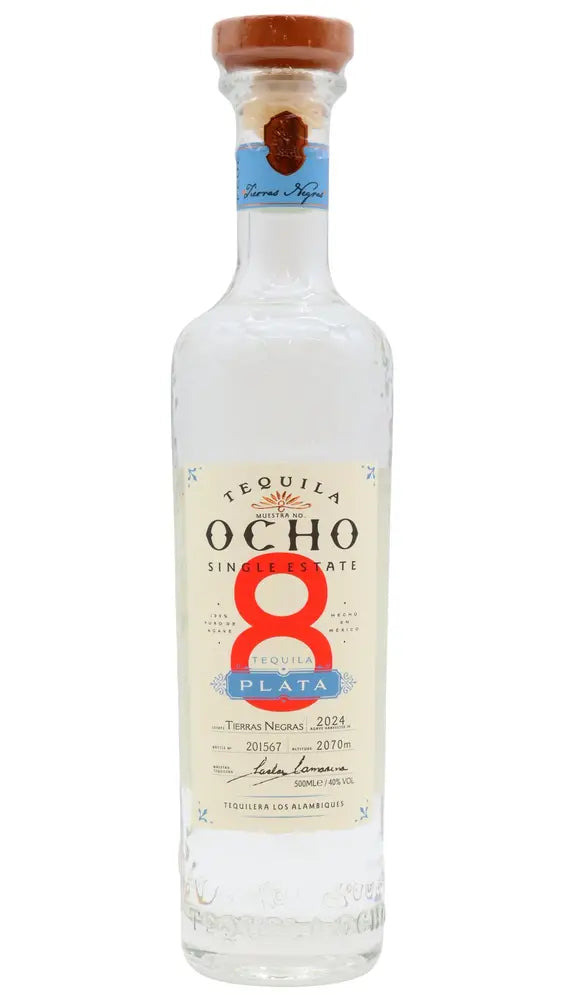 Ocho - Plata Agave Tequila 50cl 40% ABV