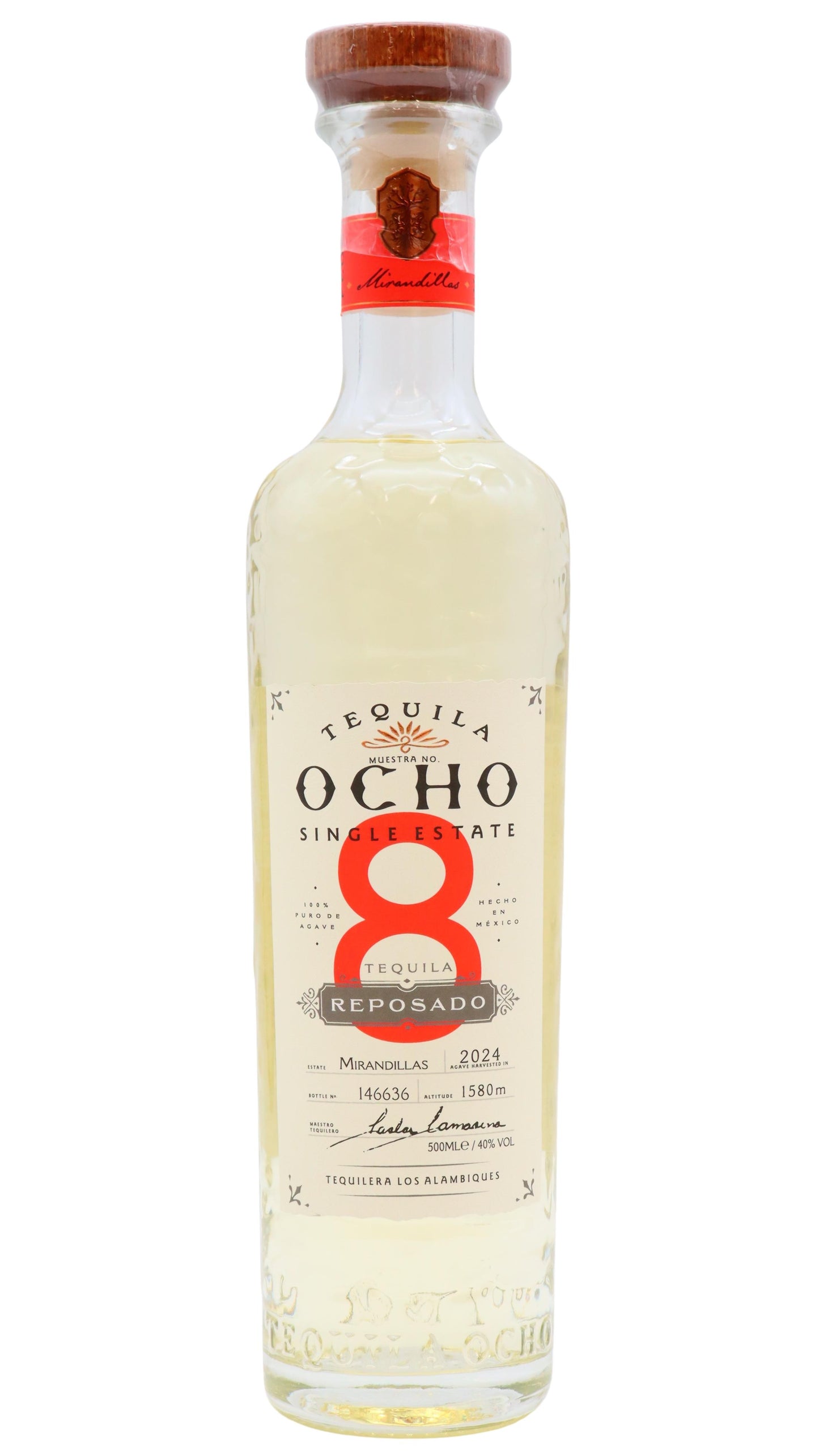 Ocho - Reposado Agave Tequila 50cl 40% ABV
