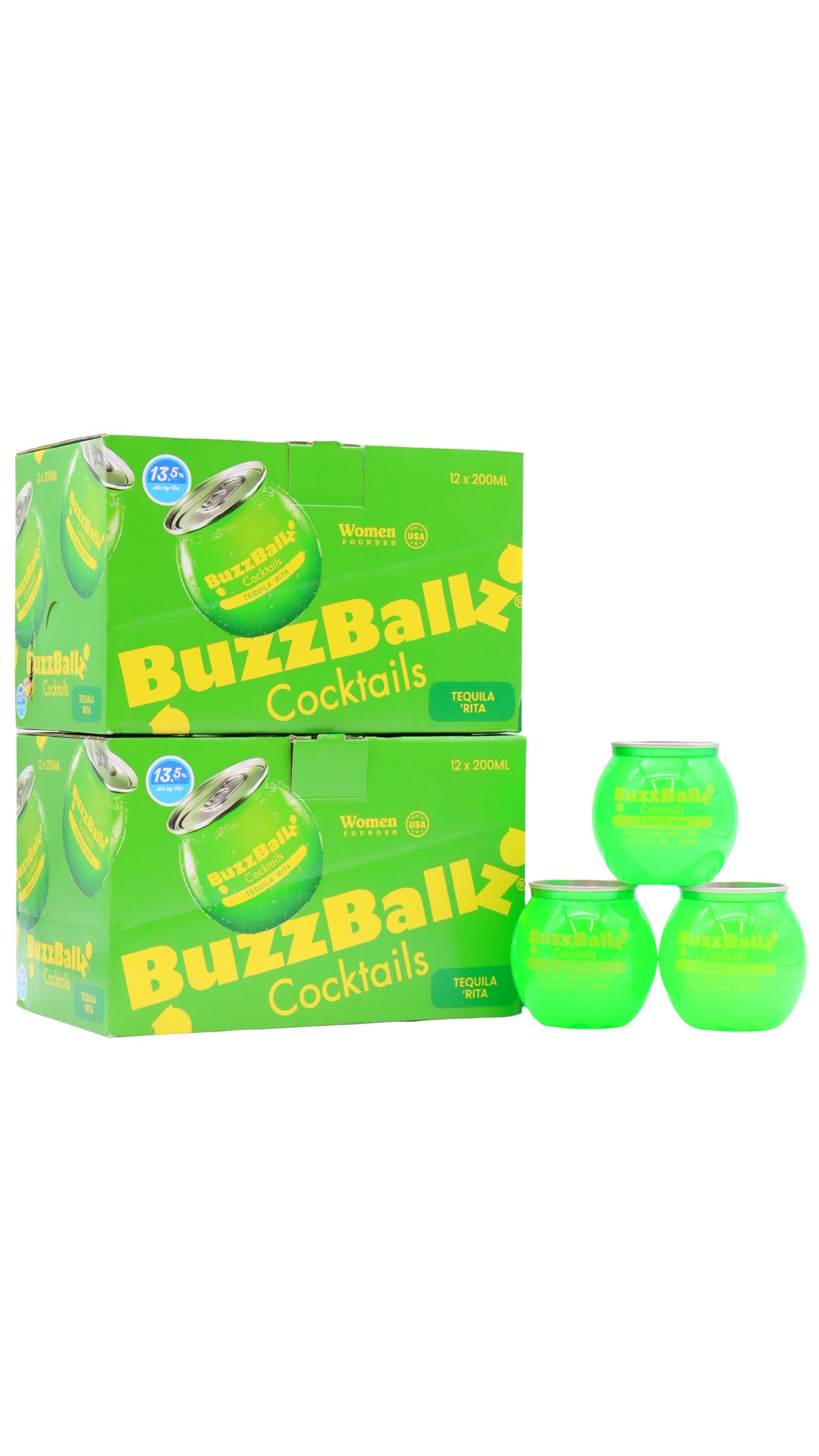 BuzzBallz - Tequila Rita Cocktail 20cl x 24 13.5% ABV (24 x 20cl)