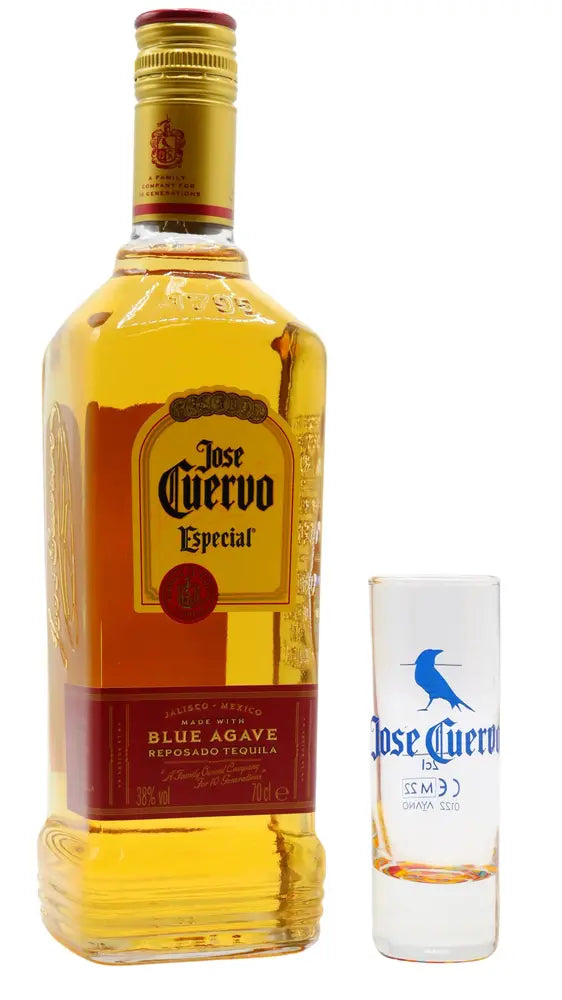 Jose Cuervo - Especial Reposado Tequila 70cl 35% ABV (Includes Shot Glass)