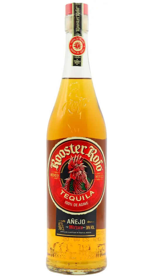 Rooster Rojo - Anejo Tequila 70cl 38% ABV