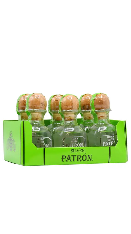 Patron - Silver Tequila 5cl x 6 40% ABV Miniatures- (6 x 5cl)
