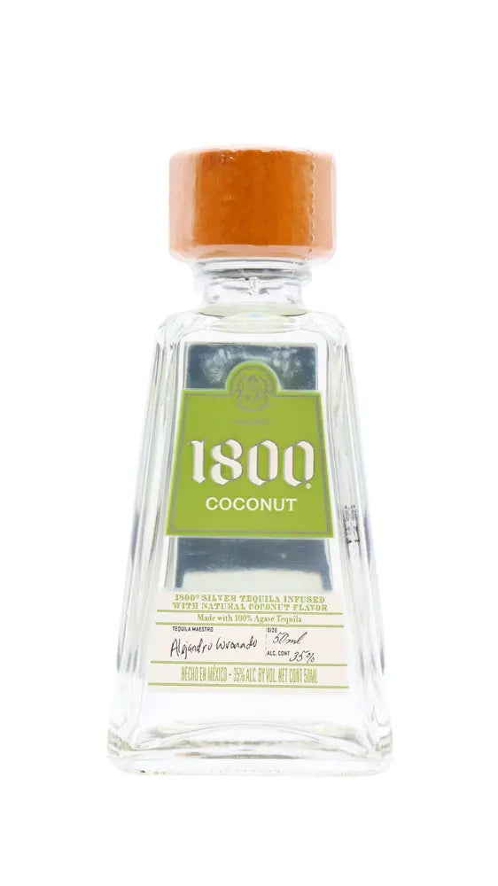 1800 - Coconut Infused Tequila 5cl 35% ABV Miniature