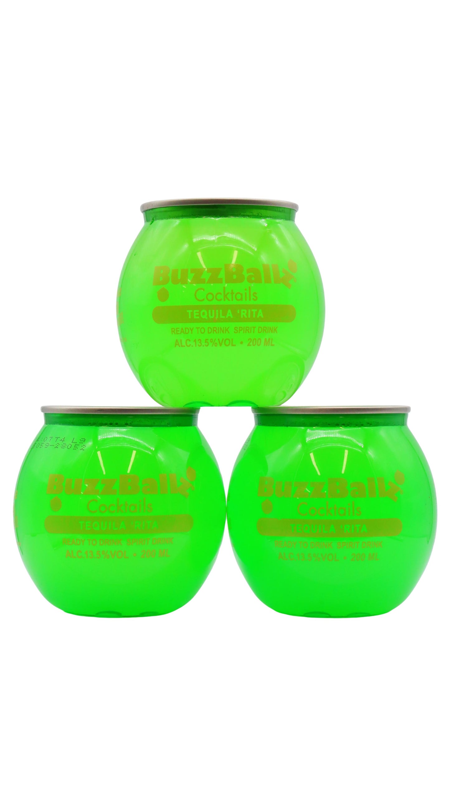 BuzzBallz - Tequila Rita Cocktail 20cl x 3 13.5% ABV (3 x 20cl)