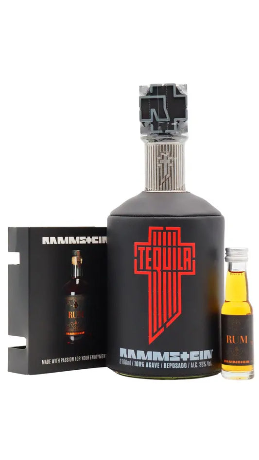 Rammstein - Reposado Tequila 70cl + 2cl 38% ABV (Includes Rammstein Rum Miniature)