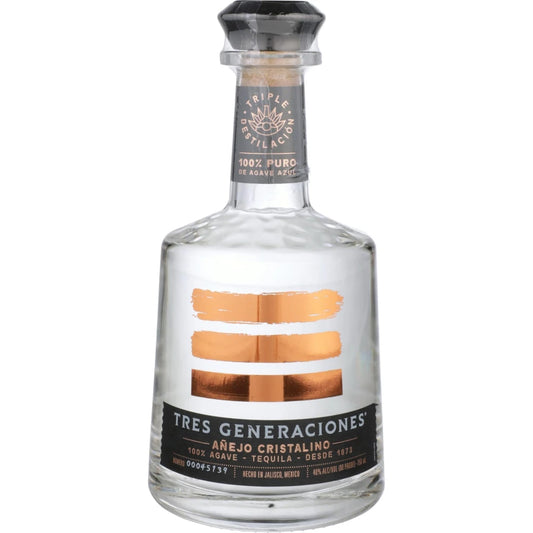 Tres Generaciones Tequila Anejo Cristalino 750ml